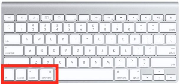 ¿cómo usar un teclado de pc en mac?