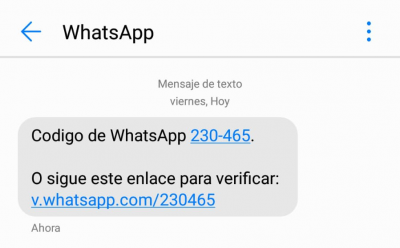 ¿cómo saber el código de 6 digitos de whatsapp?